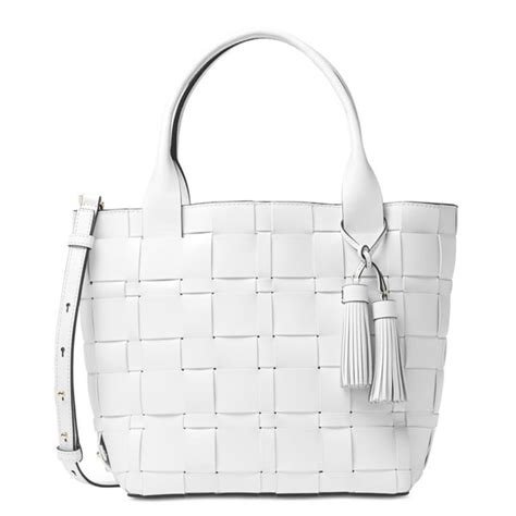 michael kors vivian tote white|Women's White Totes .